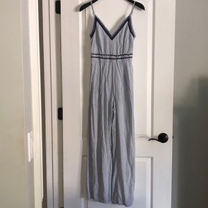 Blue and white jumpsuit!